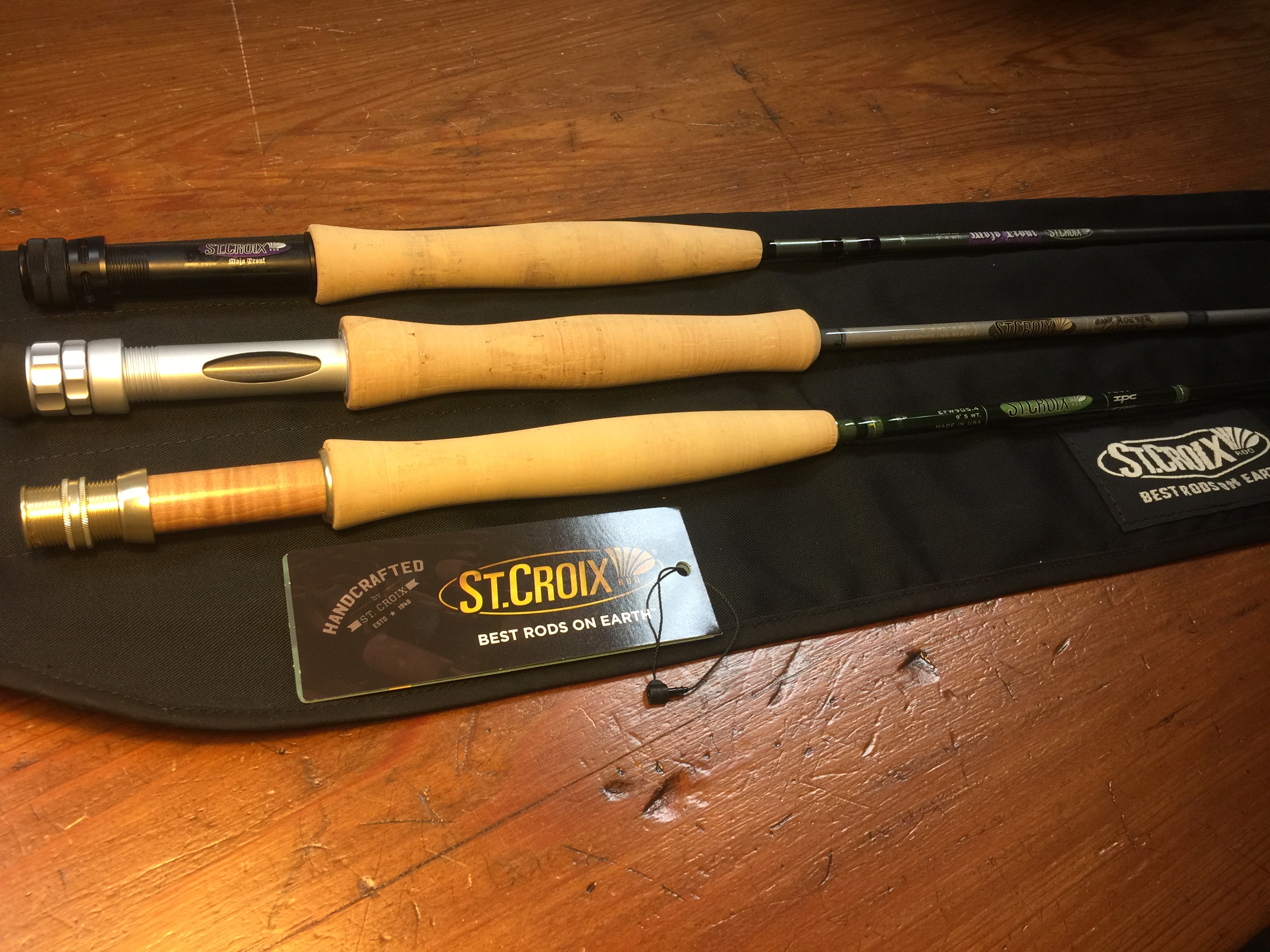 New St Croix Rods at Backwater Angler